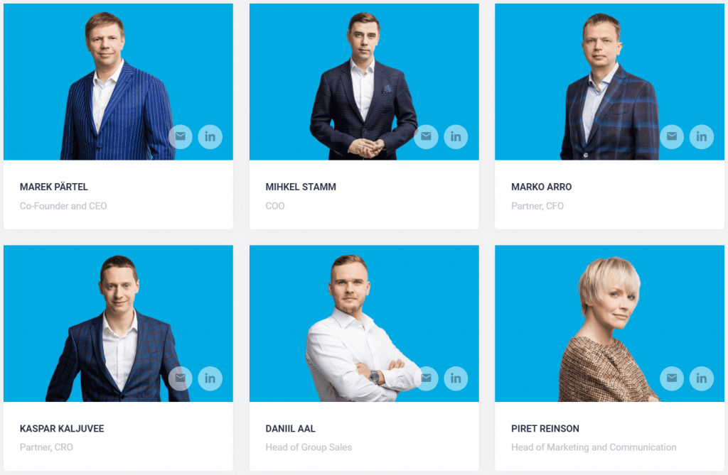 EstateGuru grundlæggere og team