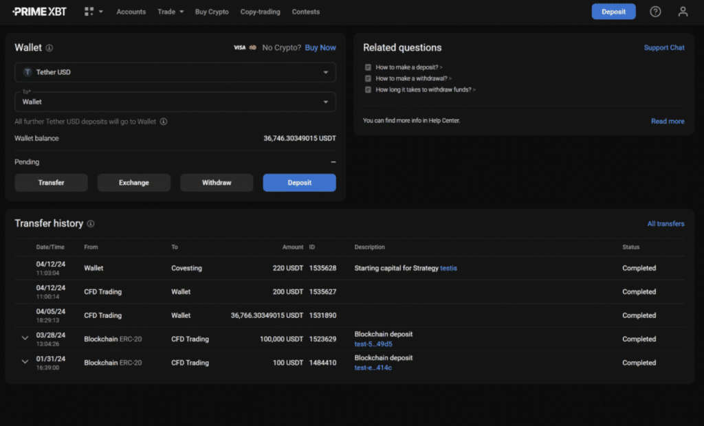 primexbt wallet