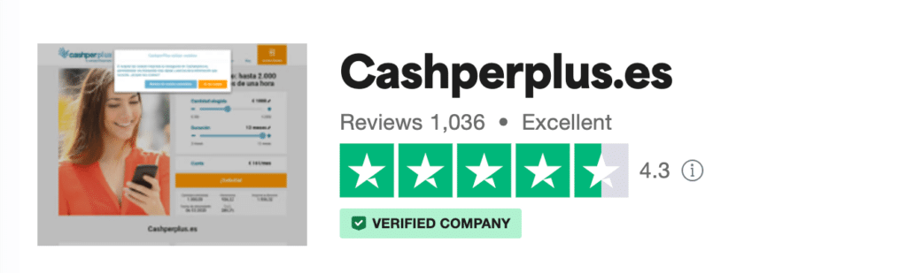 cashperplus opiniones truspilot