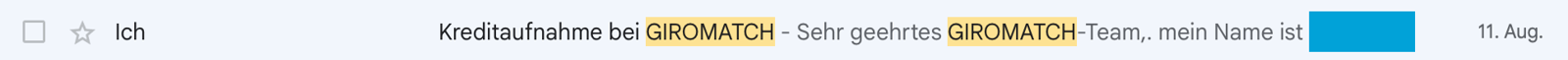 Giromatch kundenservice im test