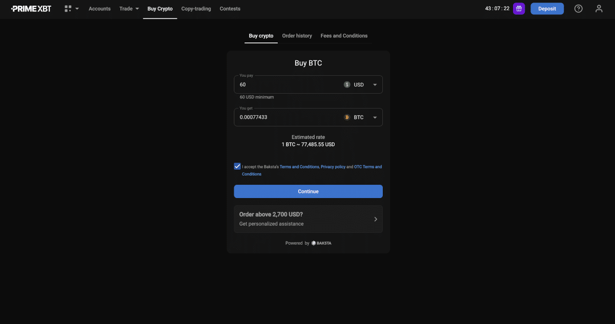 Beli kripto di primextb