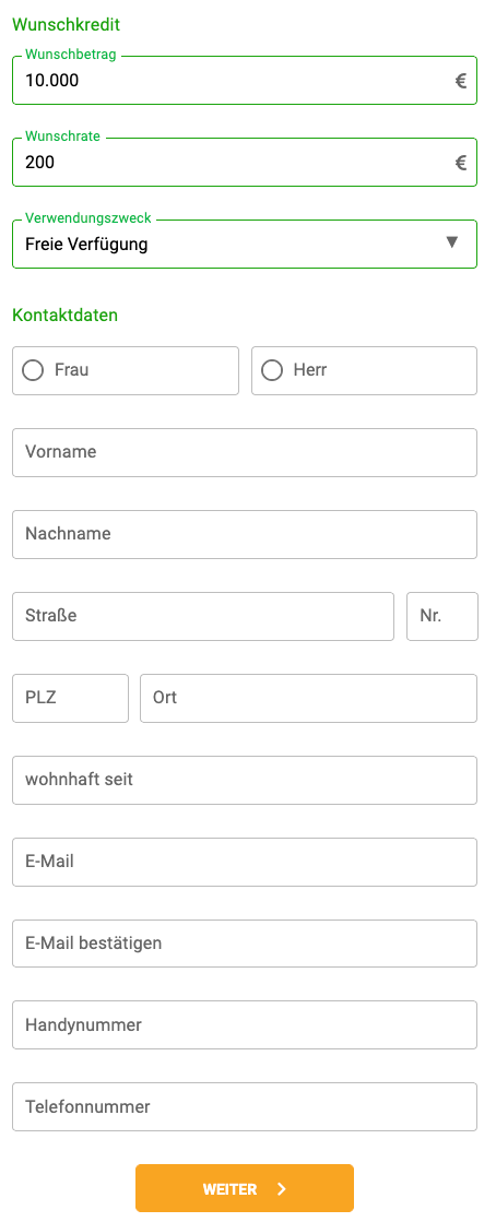 Credicom antragsformular ausfüllen