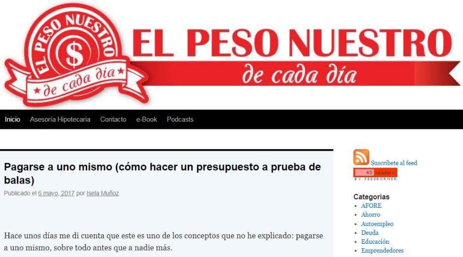 El peso nuestro de cada día