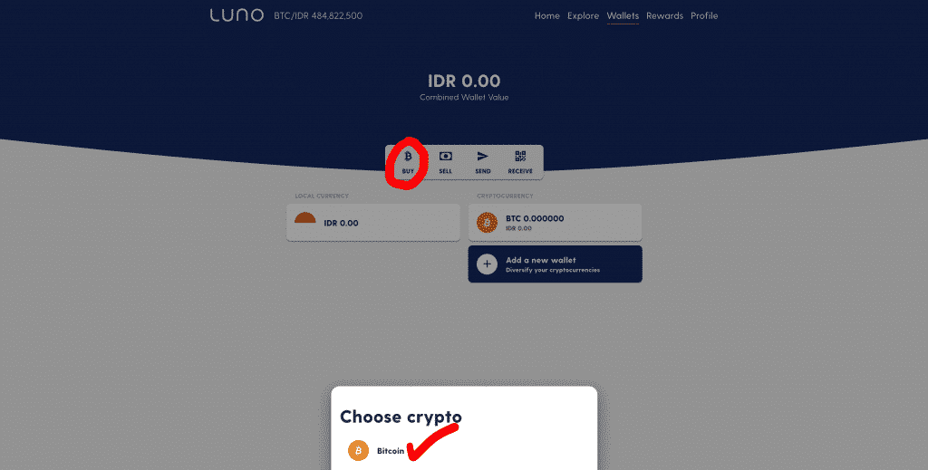 Cara Beli Bitcoin di Luno