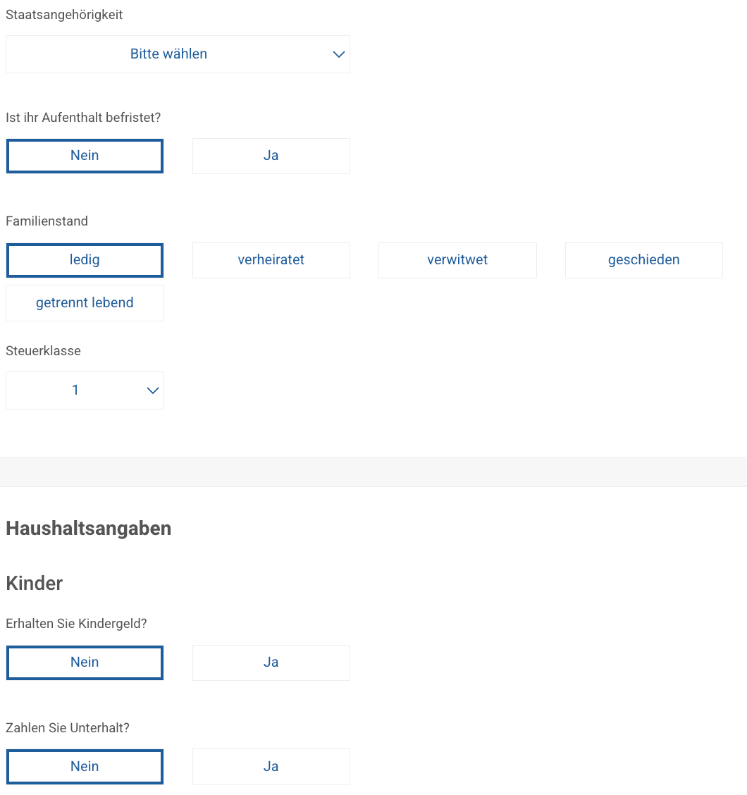 Maxda lebenssituation angaben machen