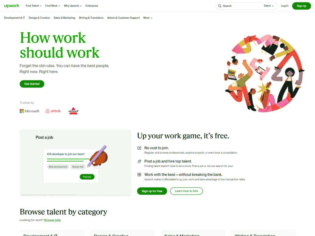 Upwork szabadúszó platform
