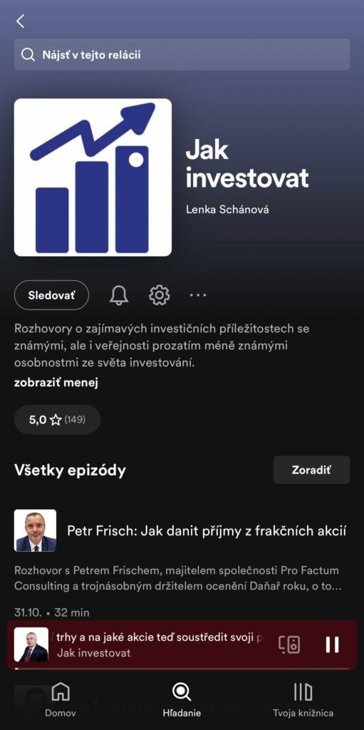 Jak investovat podcast
