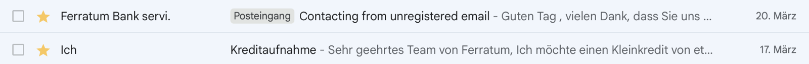 Ferratum kundenservice im test