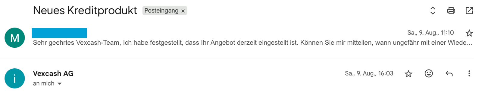 Vexcash kundensupport im test
