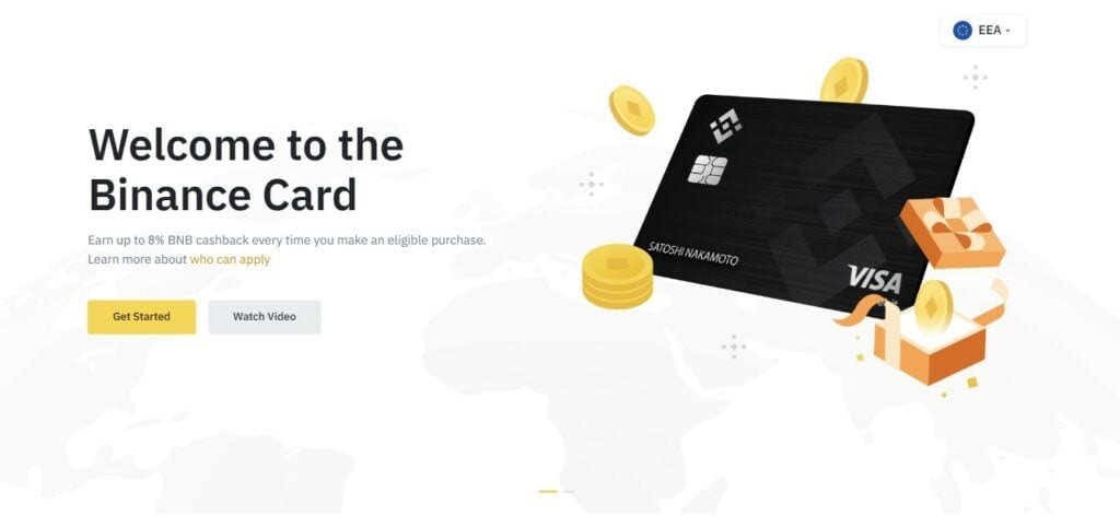 бинанс карта
