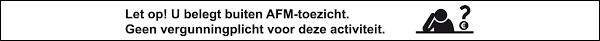 AFM vrijstellingsvermelding banner