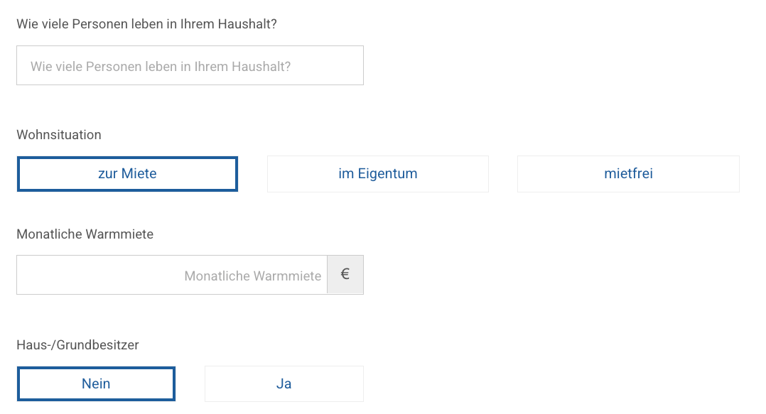 Maxda kredit wohnsituation angaben