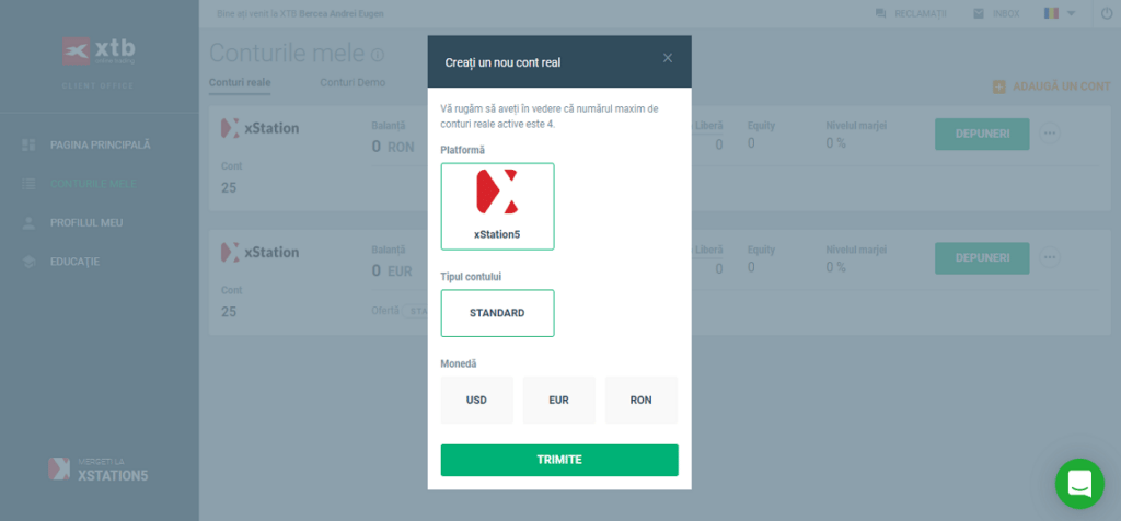 xtb trading