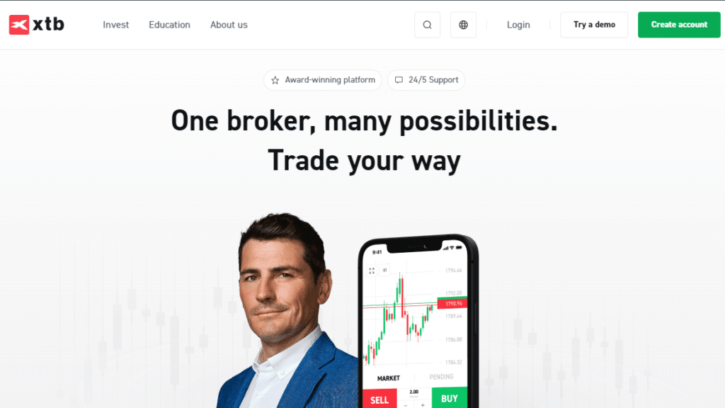 XTB forex brokeris Lietuvoje