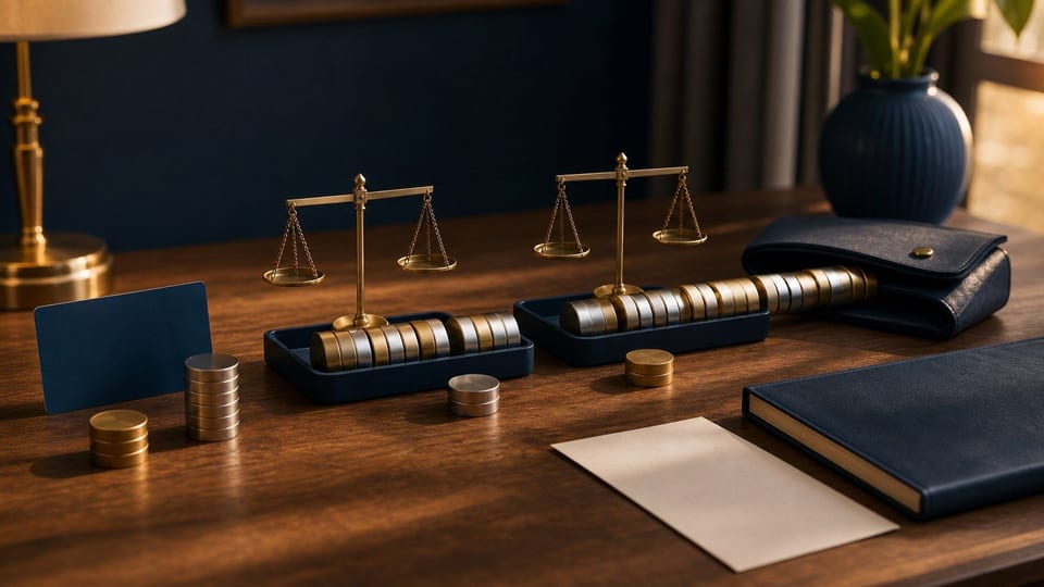 Порожня платіжна картка, два обмінні лотки та монети показують подвійну конвертацію валюти.